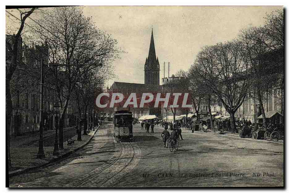 Caen — Le Boulevard Saint-Pierre — ND Phot.