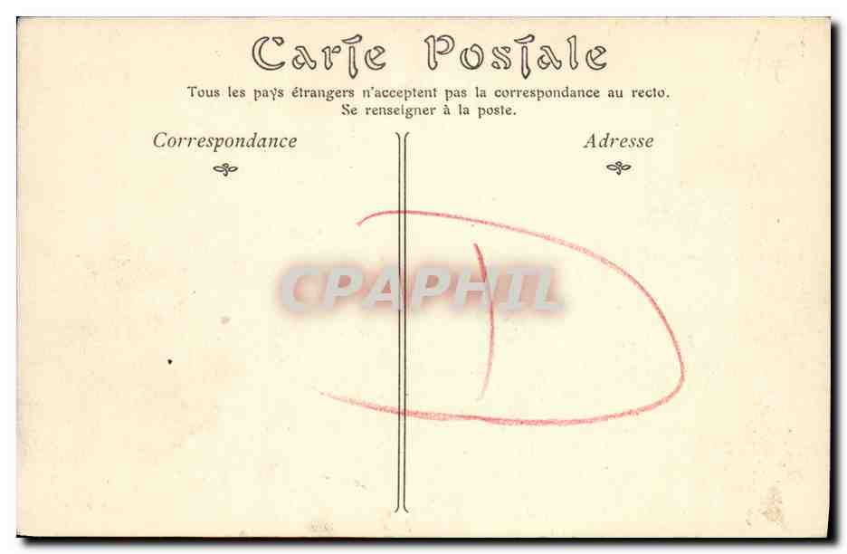 CPA Caen Le Boulevard du Theatre — Verso