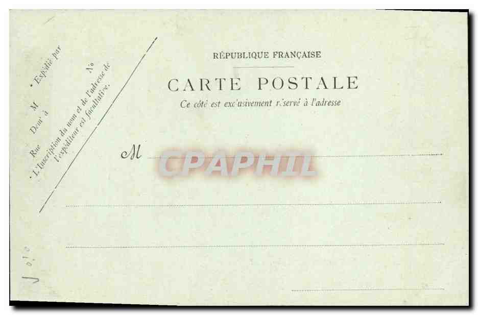 CPA Caen Le Boulevard Saint Pierre Tramway Caleche — Verso