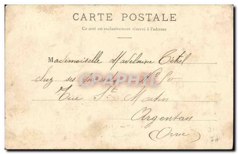 CPA Caen L Orne — Verso