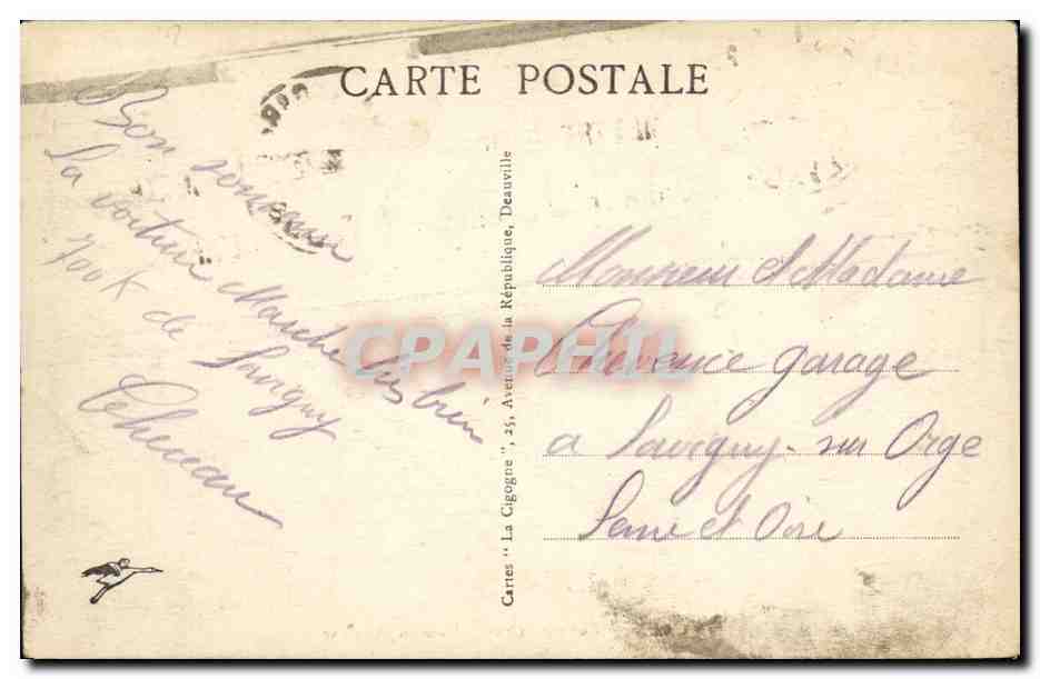 CPA Caen Vue Sur L Orne — Verso