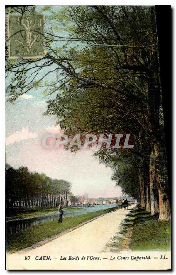 CPA Caen Les Bords de L Orne Le Cours Caffarelli