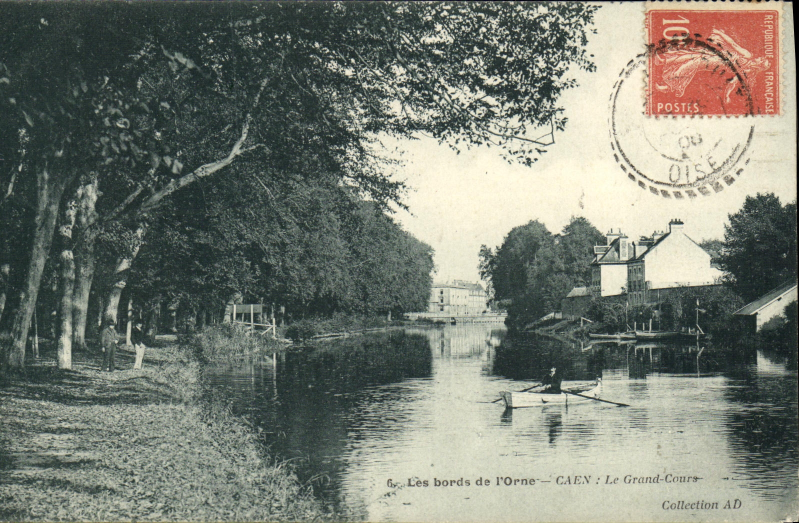 Les bords de l'Orne — CAEN : Le Grand-Cours — Collection AD