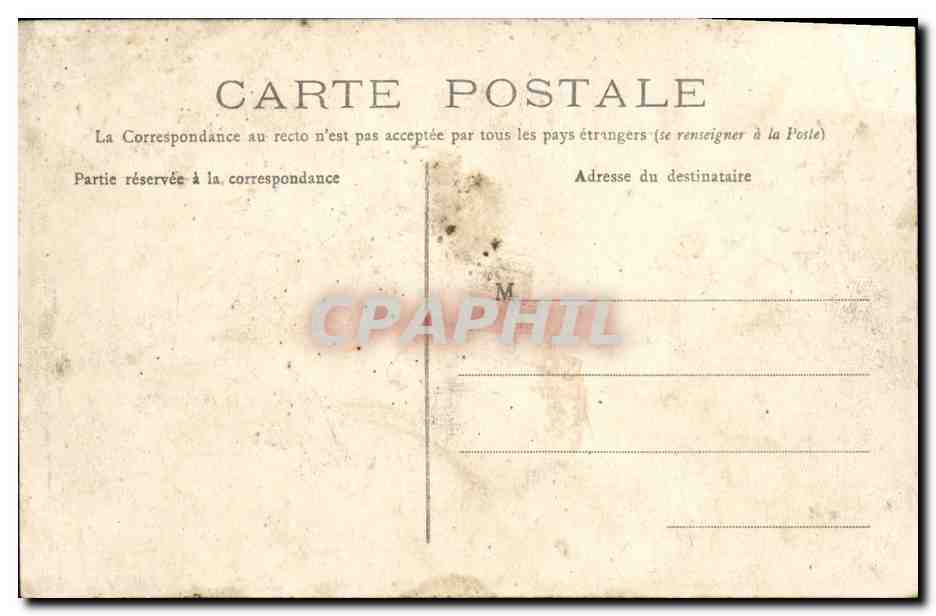 CPA Caen L Orne et le Grand Cours — Verso