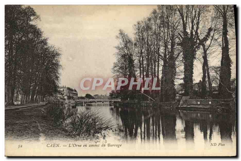 Caen — L'Orne en amont du Barrage — ND Piot