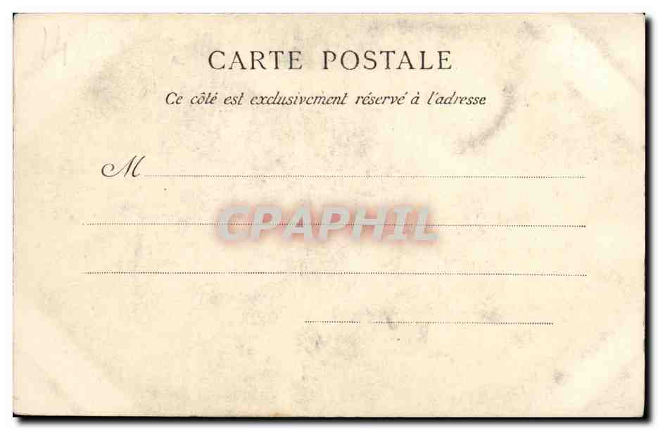 CPA Caen Bords de l Orne Le Grand Cours — Verso