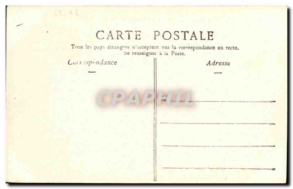 CPA Caen Le Grand Cours et L Orne — Verso