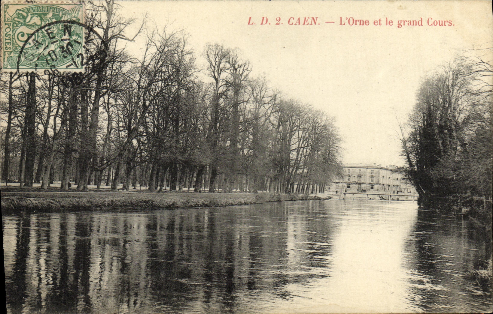 CPA Caen L Orne et le grand cours