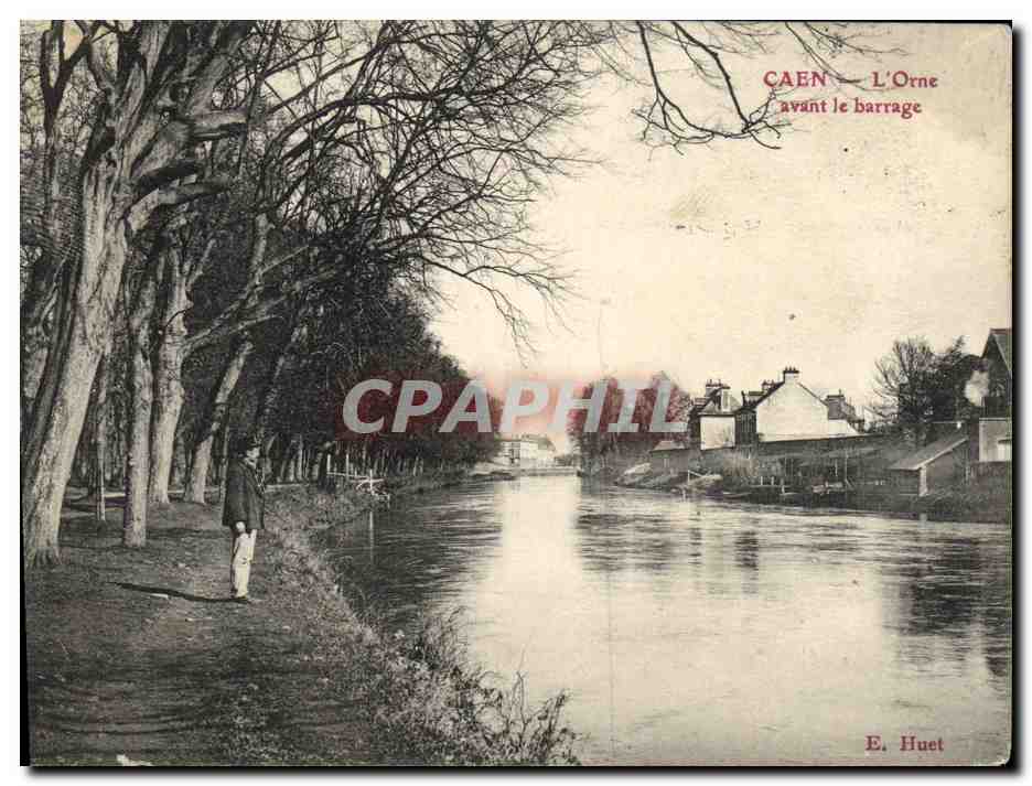 CPA Caen L Orne avant le barrage