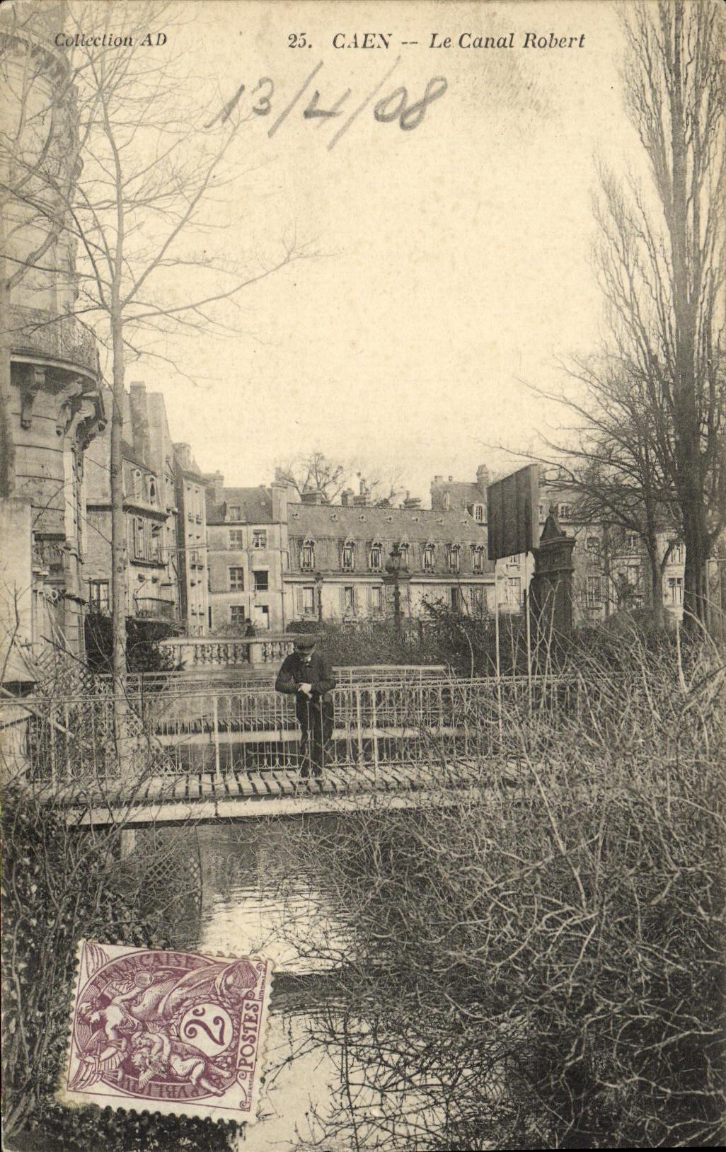 CPA Caen Le Canal Robert