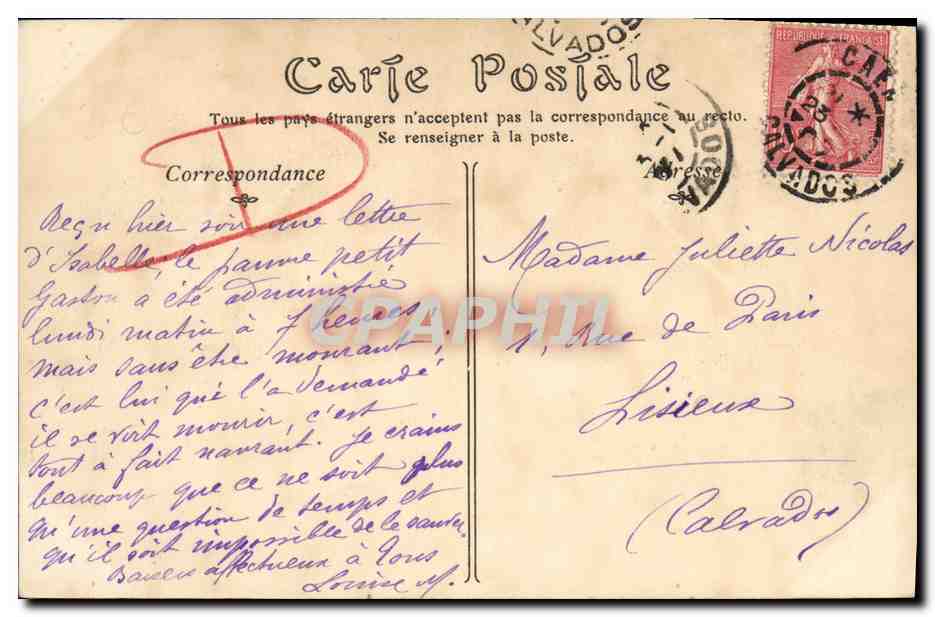 CAEN — Les Bords de l'Orne, le Cours Cafforelli — ND Phot — Verso