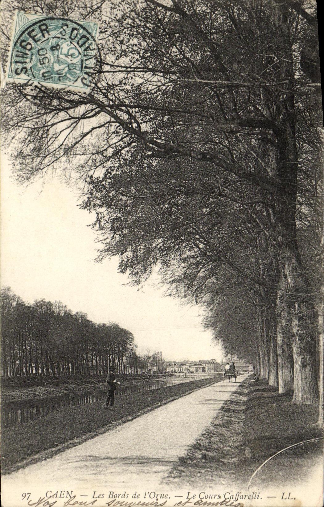 CPA Caen Les Bords de l Orne Le Cours Caffarelli