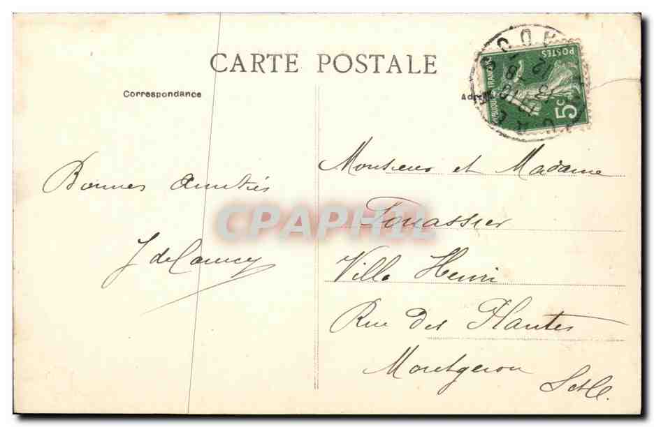 CPA Caen L Orne et la Passerelle Caserne Hamelin Militaria — Verso
