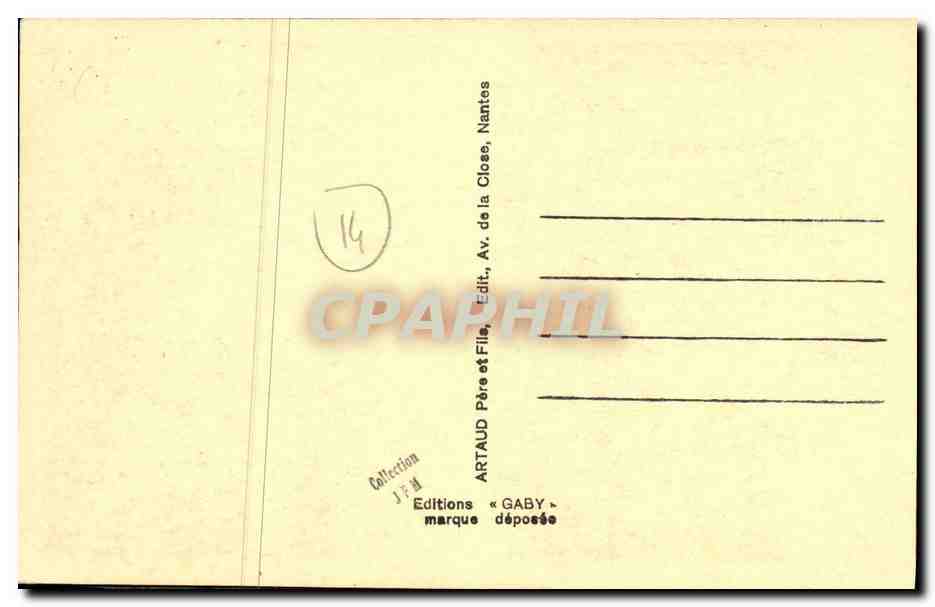CPA Caen Boulevard des Allies Centre et aborads de l Eglise Saint Pierre Militaria  — Verso