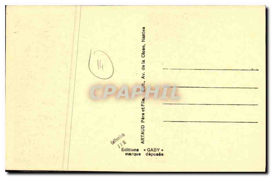 CPA Caen L Hotel de Ville Militaria — Verso