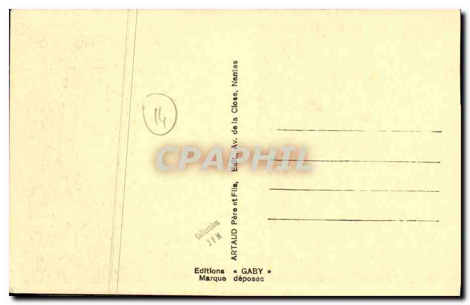 CPA Caen Place Foch Militaria  — Rückseite