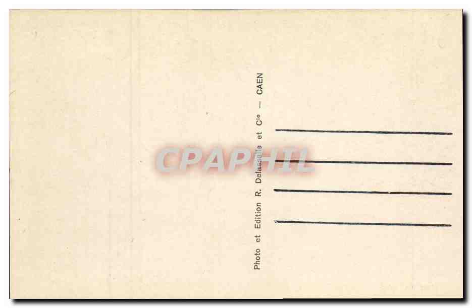 Caen — Ruines de la rue Guilbert — Juin-Juillet 1944 — Édition R. Delassalle — Back