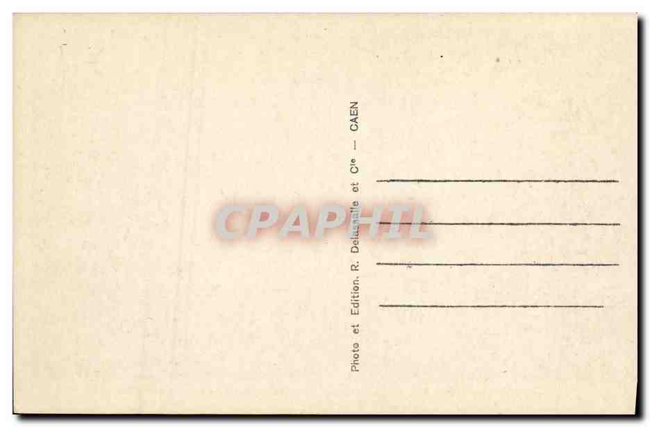 Caen — L'Église Saint-Jean après les bombardements — hiver 1944-45 — Verso