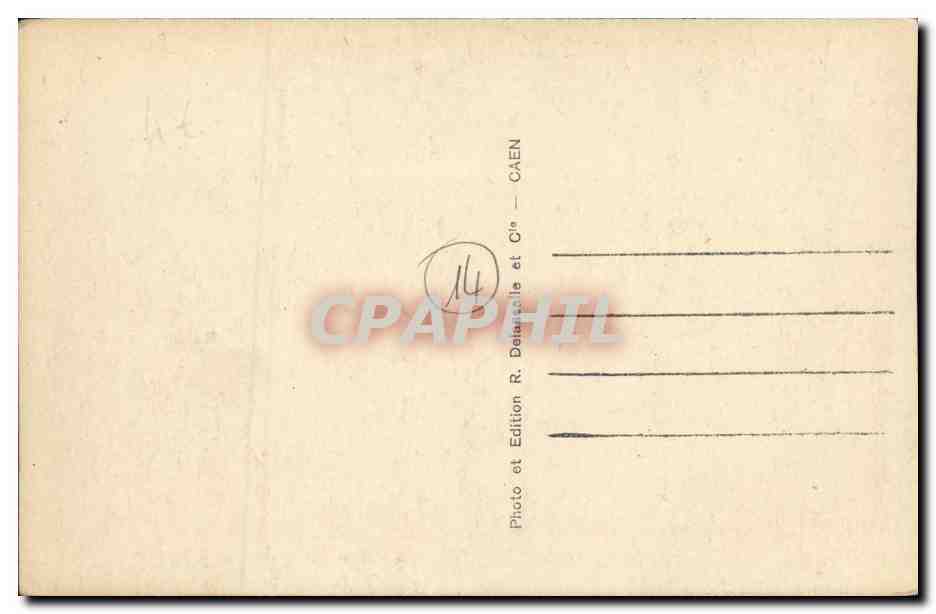CPA Caen Juin Juillet Rue St Jean Les abords de l Hotel d Angleterre Militaria — Rückseite
