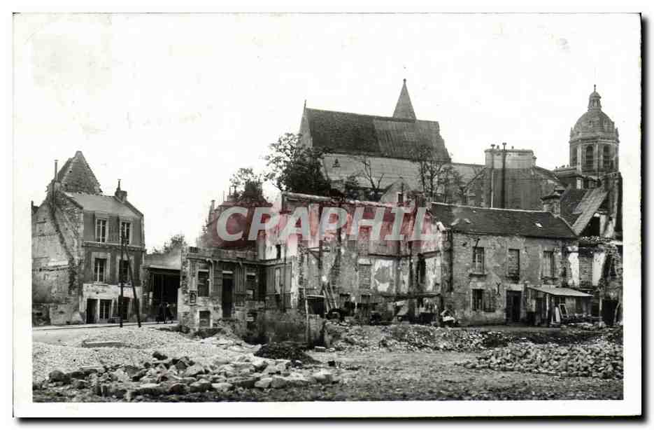 Falaise — Vue après bombardement — Éditeur inconnu