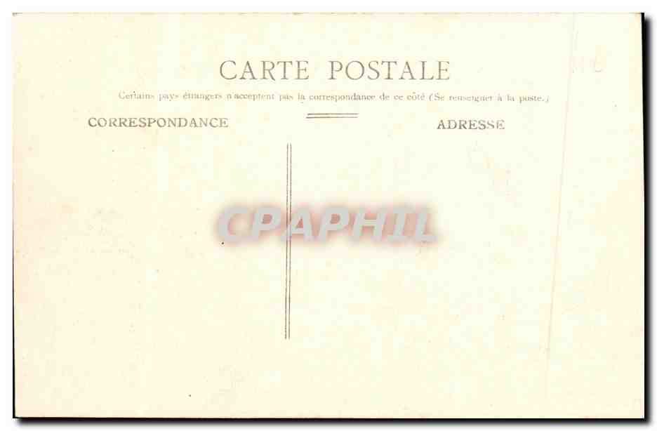 CPA Caen La Caserne Hamelin Militaria — Verso