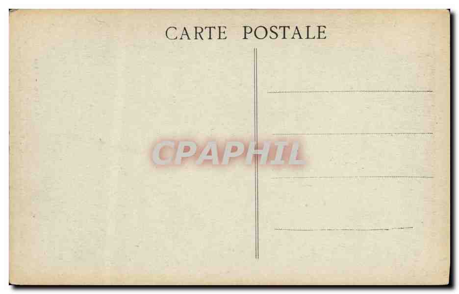 CPA Caen Caserne du Chateau Pont Levis Eglise St Pierre — Rückseite
