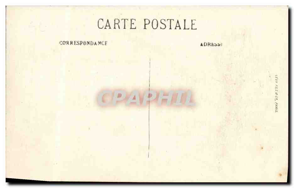 CPA Caen Nouvelles Casernes d Artillerie Entree principale Militaria  — Verso
