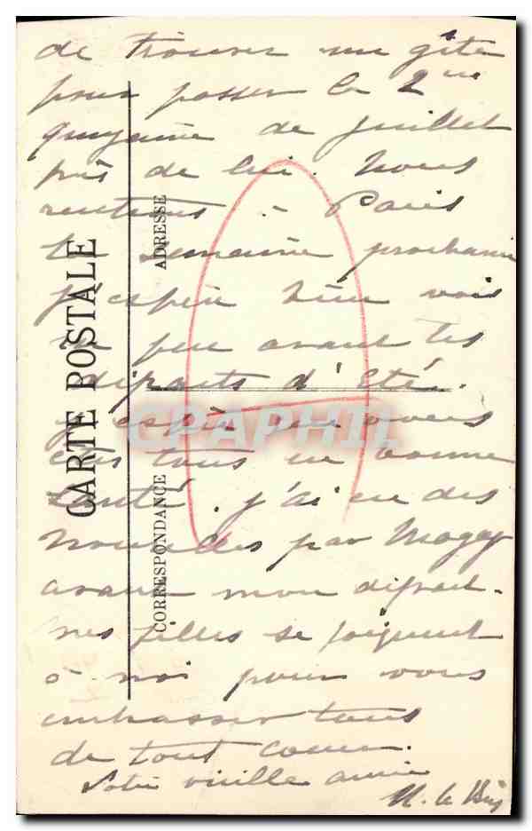 CPA Caen Caserne Hamelin et l Orne Militaria — Verso