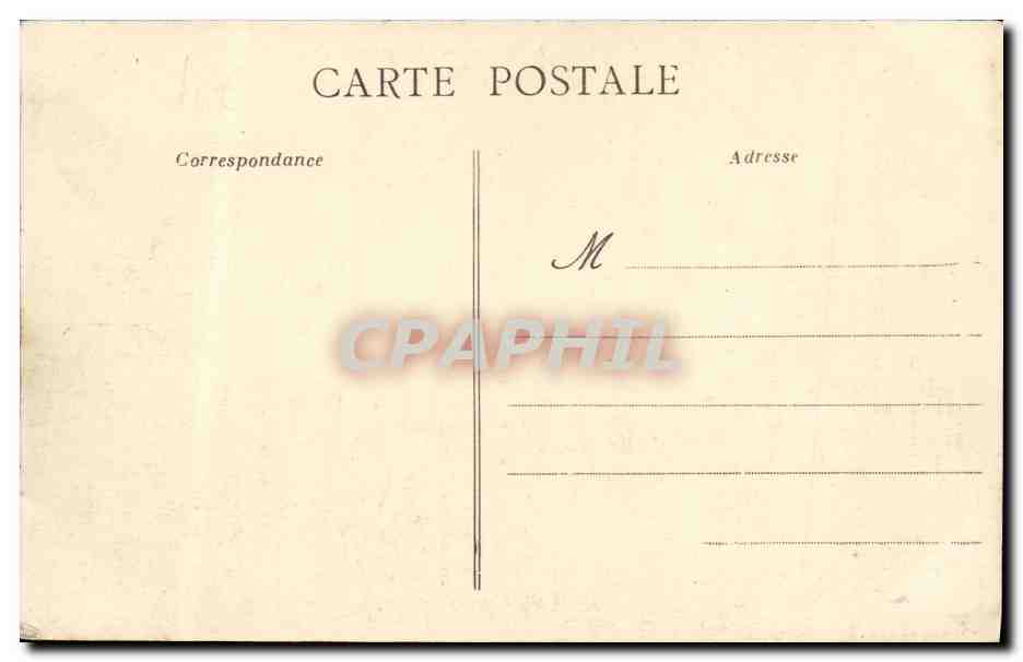 CPA Caen Le Chateau porte de Secours et Caserne Lefevre Militaria — Verso