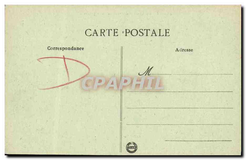 CPA Caen Caserne d Artillerie Vue generale Militaria — Verso