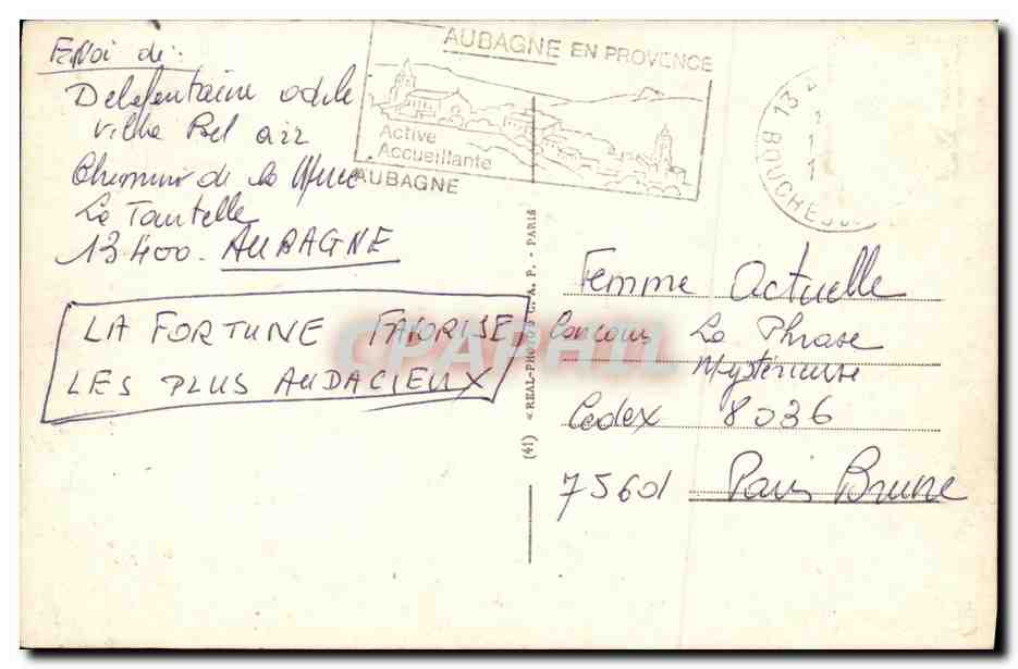 CPM Caen Poterne du Chateau — Verso