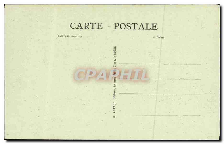 Caen — Porte de secours du Château — G. Artaud, Martres — Rückseite