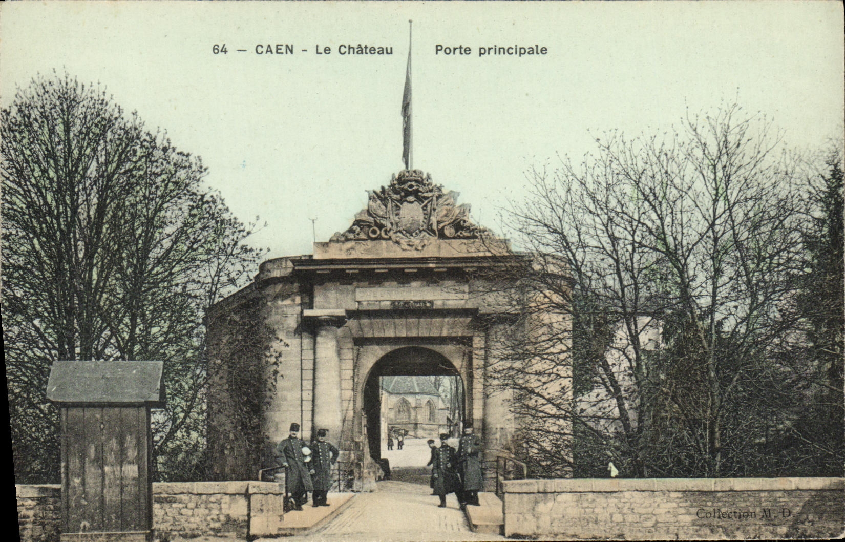 CAEN - Le Château — Porte principale — Collection M. D.