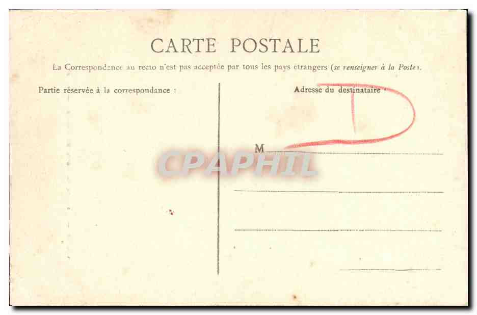 CPA Caen La Grande porte du Chateau Soldats Militaria — Verso