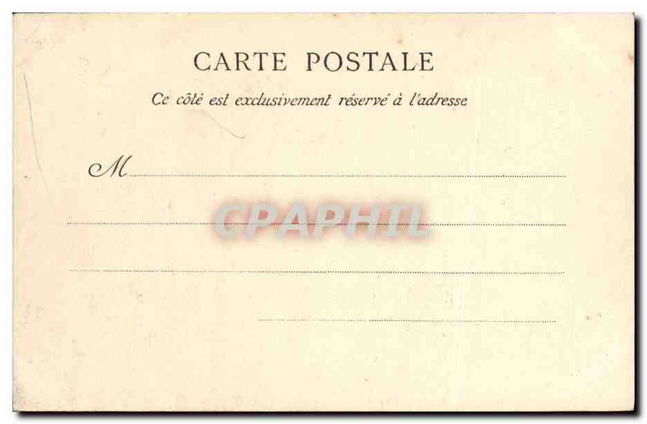 Caen — La Porte de Secours du Vieux Château — La C.P.A. Paris — Rückseite