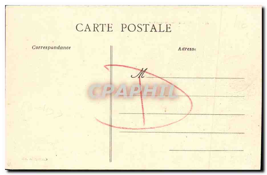 CPA Caen Caserne du Chateau Militaria Soldats — Verso