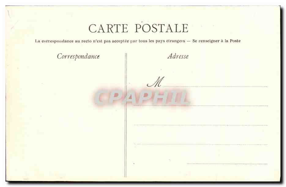 CPA Caen Porte principale du Chateau Militaria Soldats — Verso