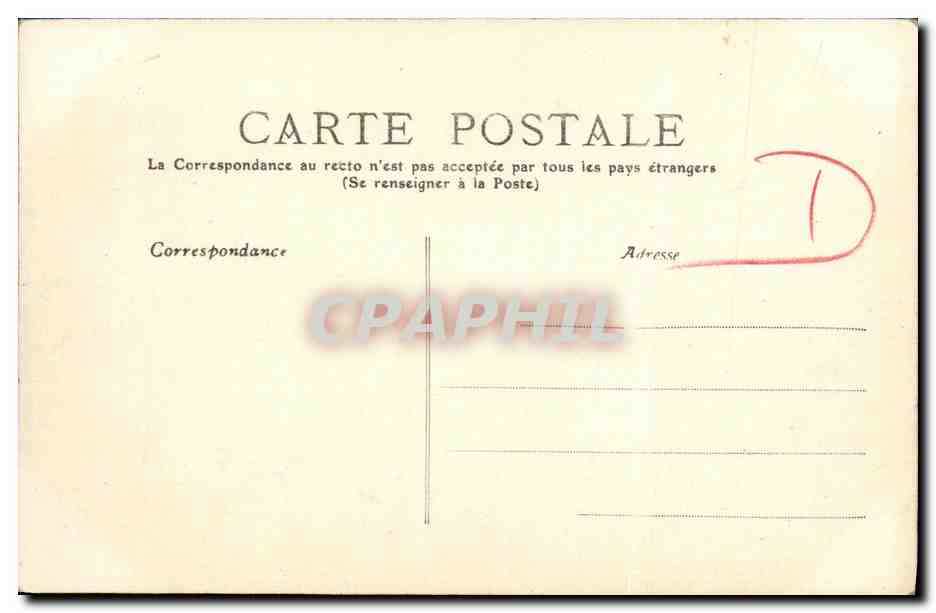 CPA Caen Chateau Porte principale Militaria Soldats — Verso