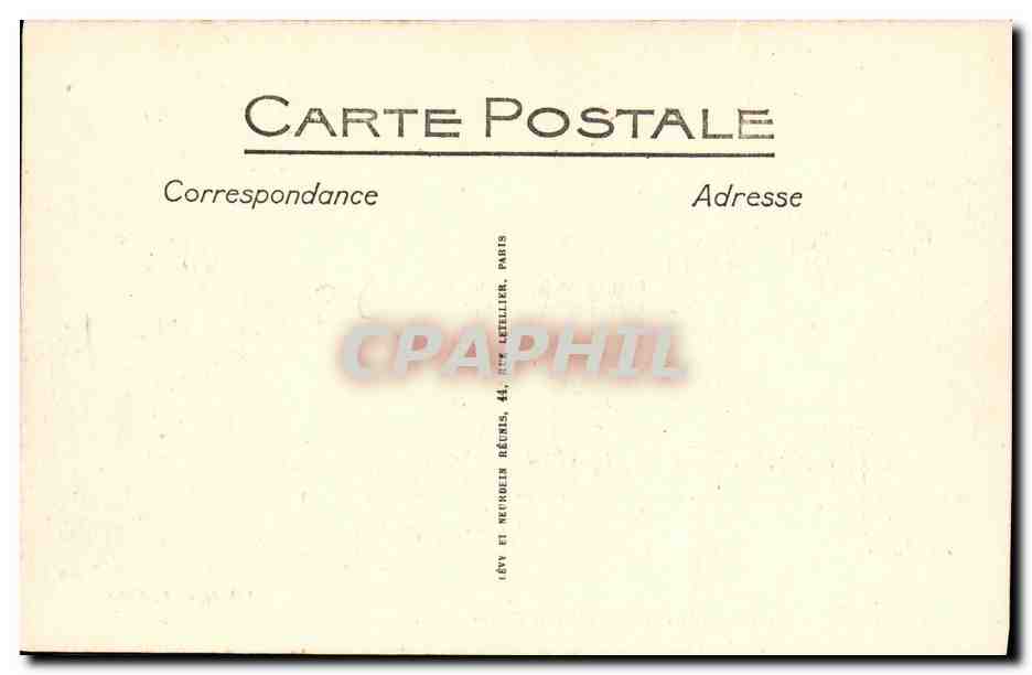 CPA Caen Les Remparts et L Eglise Saint Pierre — Verso