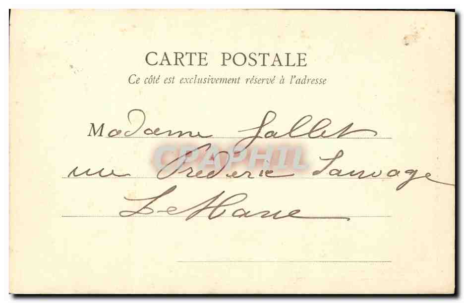 CPA Caen Chateau de Guillame le Conquerant Entree principale — Verso