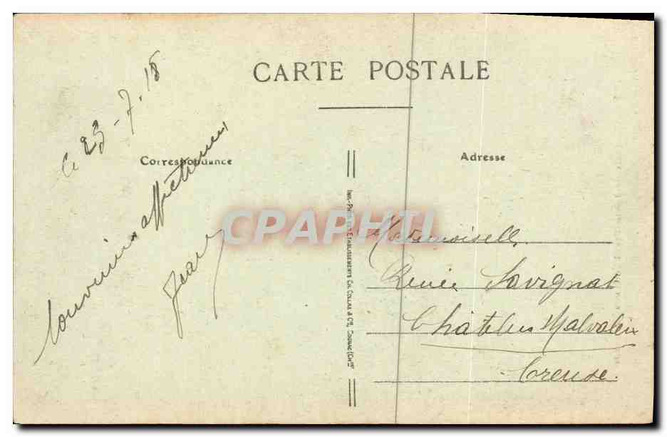 CPA Caen Coiffes et Costumes Normands Folklore — Rückseite