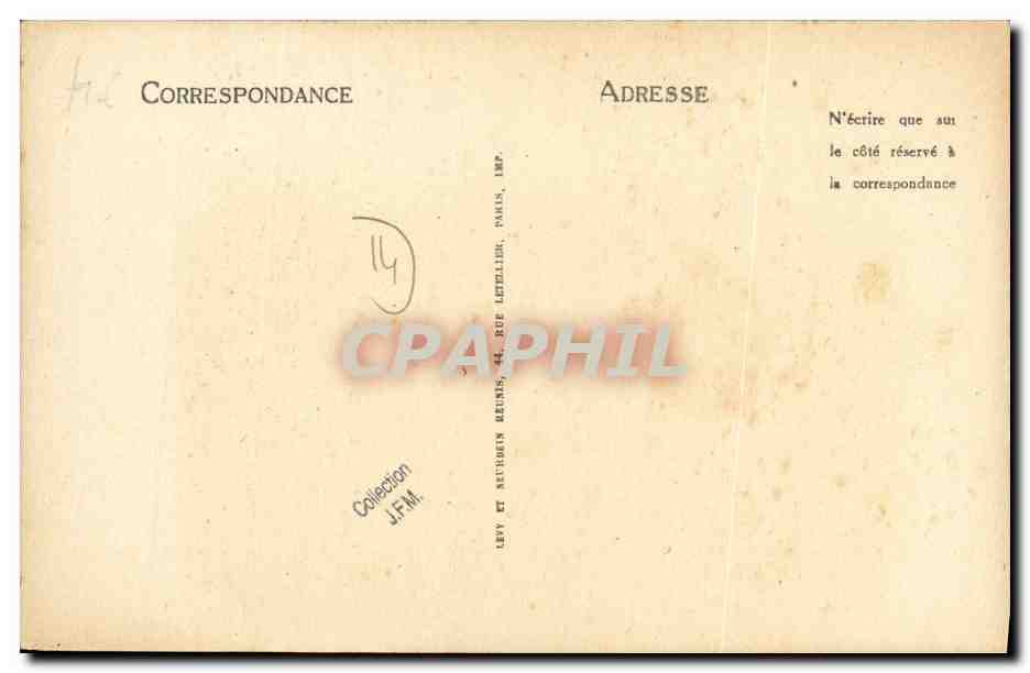 CPA Caen Thury Harcourt Bretteville Bourguebus Troarn Folklore — Rückseite