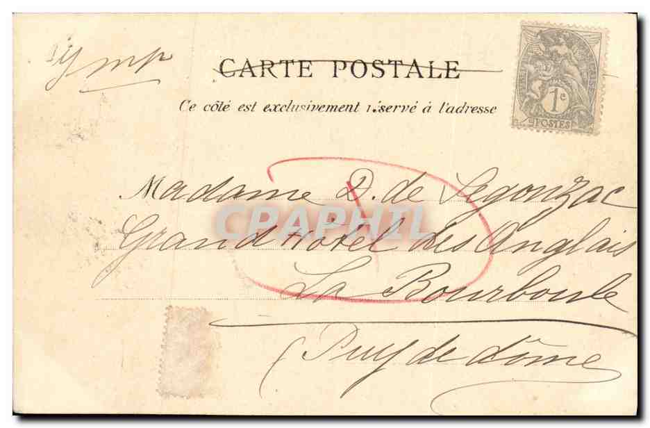 Caen — Viejo marinero normando — J. Inaëcht, Caen (depositado) — Reverso