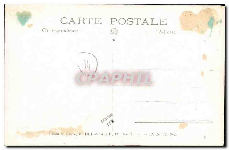 Cérémonie religieuse — procession ou culte — éditeur inconnu, n° 14 — Verso