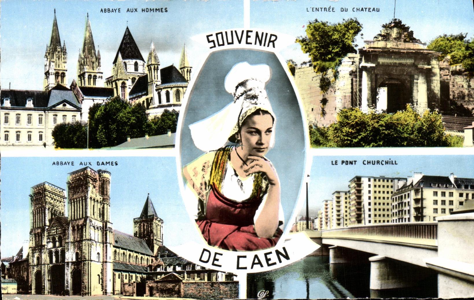 CPM Souvenir de Caen