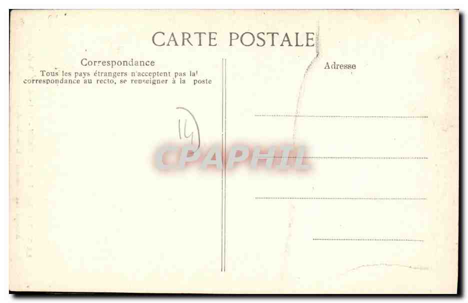 CPA La Normandie Caen Le Lycee Malherbe Abbaye aux hommes L escalier de l economat — Verso