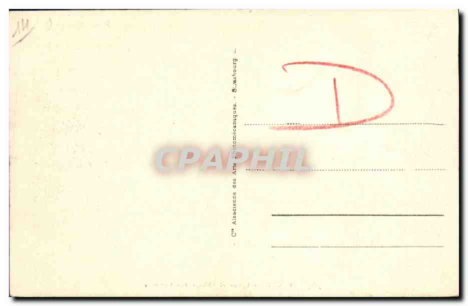 CPA Caen Lycee et Abbaye aux hommes — Verso