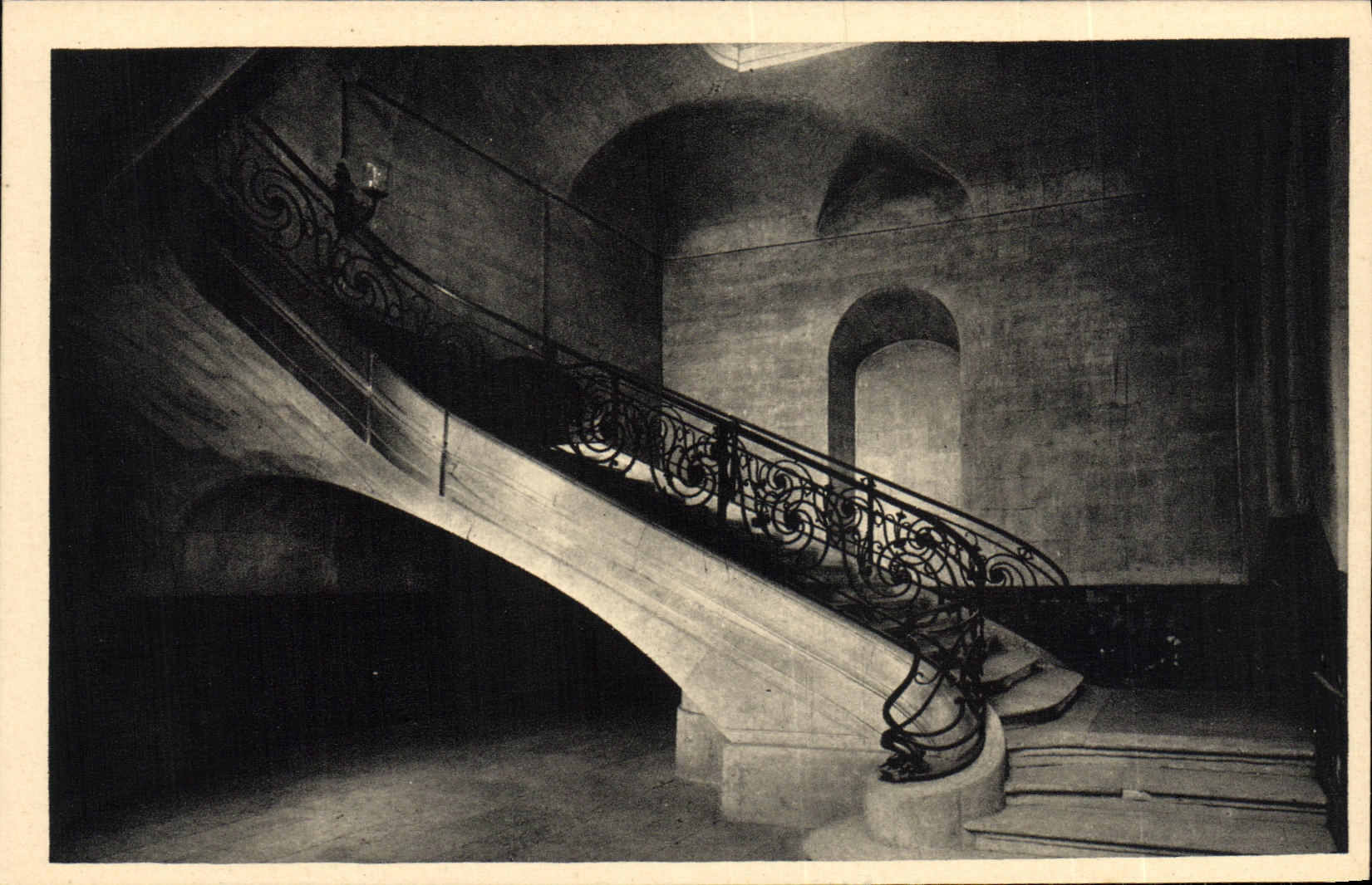 CPA Caen Lycee Malherbe Escalier