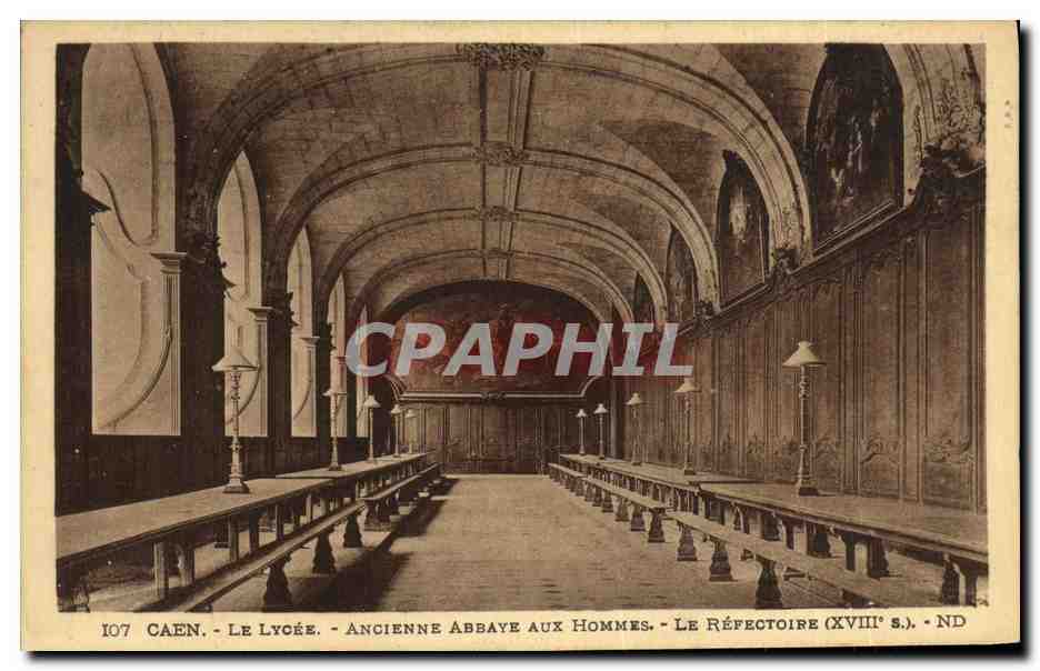 CPA Caen Le Lycee Ancienne Abbaye aux Hommes Le Refectoire