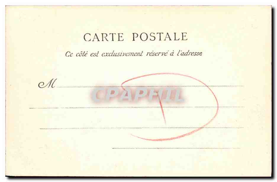 CPA Caen Refectoire du Lycee de Caen Abbaye aux hommes — Verso
